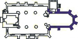 plattegrond Gotisch koor